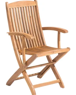 Beliani Puutarhatuoli 2 Kpl Puinen Maui Outlet