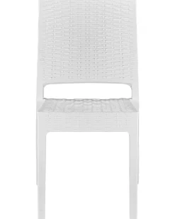 Beliani Puutarhatuoli 2 Kpl Valkoinen Fossano Cheap