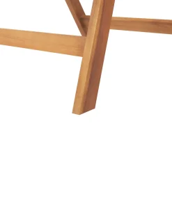 Beliani Puutarhatuoli Akaasia Vaalea Puu 6 Kpl Java Fashion