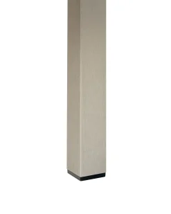 Beliani Puutarhatuoli Alumiini Musta 6 Kpl Vernio Discount