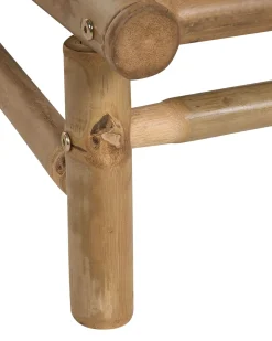 Beliani Puutarhatuoli Bambu Vaalea Puu/Ruskeanharmaa Todi Fashion