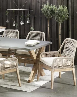 Beliani Puutarhatuoli Beige 2 Kpl Olbia Sale