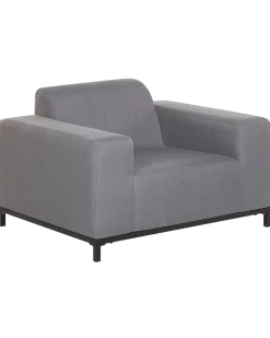 Beliani Puutarhatuoli Harmaa/Musta 2 Kpl Rovigo Cheap