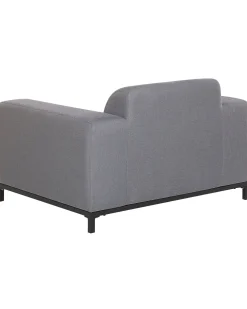 Beliani Puutarhatuoli Harmaa/Musta 2 Kpl Rovigo Cheap