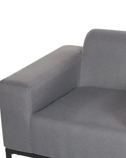 Beliani Puutarhatuoli Harmaa/Musta 2 Kpl Rovigo Cheap