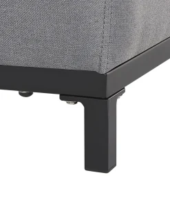 Beliani Puutarhatuoli Harmaa/Musta 2 Kpl Rovigo Cheap