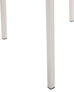 Beliani Puutarhatuoli Kangas Valkoinen 4 Kpl Grosseto New