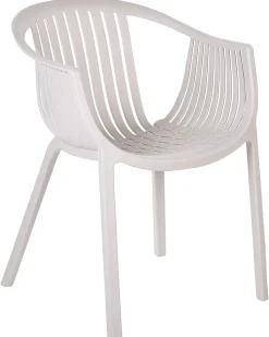 Beliani Puutarhatuoli Muovi Beige 4 Kpl Napoli Store