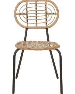 Beliani Puutarhatuoli Polyrottinki Luonnonvari 4 Kpl Pratello Best