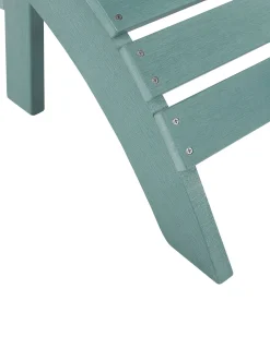 Beliani Puutarhatuoli Rahilla Turkoosi Adirondack Store