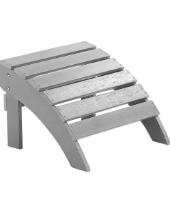 Beliani Puutarhatuoli Rahilla Vaaleanharmaa Adirondack Sale