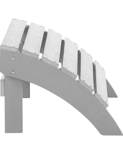 Beliani Puutarhatuoli Rahilla Vaaleanharmaa Adirondack Sale