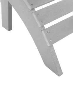 Beliani Puutarhatuoli Rahilla Vaaleanharmaa Adirondack Sale