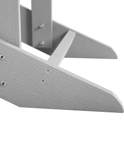 Beliani Puutarhatuoli Rahilla Vaaleanharmaa Adirondack Sale