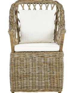 Beliani Puutarhatuoli Rottinki Luonnonvari Maros Store