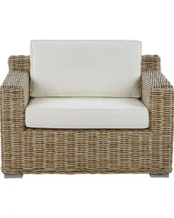 Beliani Puutarhatuoli Rottinki Luonnonvari 2 Kpl Ardea Cheap