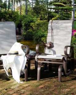 Beliani Puutarhatuoli Ruskea Borgio Best