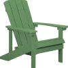 Beliani Puutarhatuoli Vihrea Adirondack Cheap