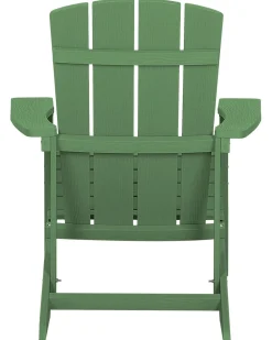 Beliani Puutarhatuoli Vihrea Adirondack Cheap