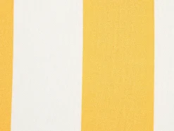 Beliani Puutarhatuolin Pehmuste Keltainen/Valkoinen 37 X 34 Cm 2 Kpl Terni Sale