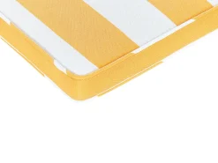 Beliani Puutarhatuolin Pehmuste Keltainen/Valkoinen 6 Kpl Tolve Best Sale