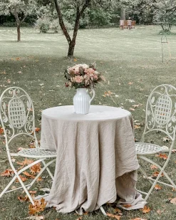 Beliani Puutarhatuolit 2Kpl Metallinen Luonnonvalkoinen Bivio New