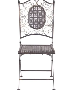 Beliani Puutarhatuolit 2Kpl Metallinen Musta Bormio Store