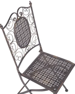 Beliani Puutarhatuolit 2Kpl Metallinen Musta Bormio Store