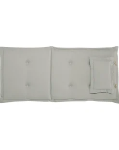 Beliani Puutarhatuolit 2Kpl Setti Ruskeanharmailla Pehmusteilla Java Best