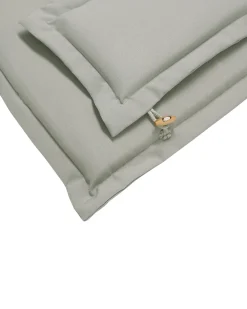 Beliani Puutarhatuolit 2Kpl Setti Ruskeanharmailla Pehmusteilla Java Best