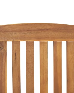 Beliani Puutarhatuolit 2Kpl Setti Ruskeanharmailla Pehmusteilla Java Best