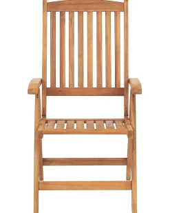 Beliani Puutarhatuolit 2Kpl Sinisilla Pehmusteilla Java Shop