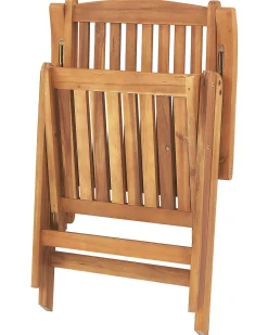 Beliani Puutarhatuolit 2Kpl Sinisilla Pehmusteilla Java Shop