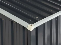 Beliani Puutarhavaja Teras Grafiitinharmaa 270 X 158 Cm Aosta Best Sale