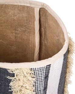 Beliani Puuvillakori Beige/Harmaa 2 Kpl Kotkai Best