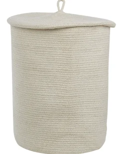Beliani Puuvillakori Luonnonvalkoinen 44 Cm Silopi Discount