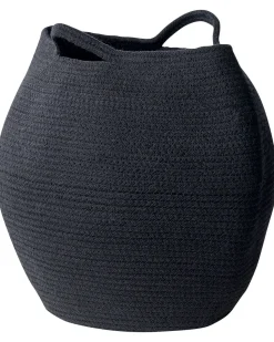 Beliani Puuvillakori Musta 30 Cm 2 Kpl Panjgur Fashion