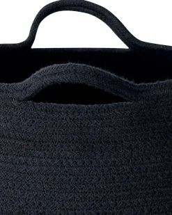 Beliani Puuvillakori Musta 30 Cm 2 Kpl Panjgur Fashion