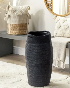 Beliani Puuvillakori Musta 33 Cm Arrah Hot