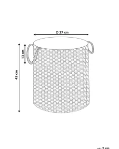 Beliani Puuvillakori Musta 37 Cm Mannar Online