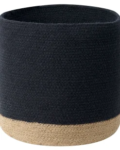 Beliani Puuvillakori Musta/Beige 3 Kpl Basima Cheap