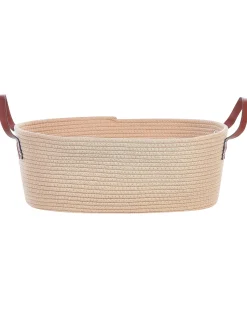 Beliani Puuvillakori Vaalea Beige 2 Kpl Gissar Clearance