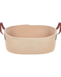 Beliani Puuvillakori Vaalea Beige 2 Kpl Gissar Clearance