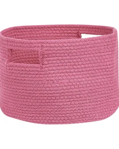 Beliani Puuvillakori Vaaleanpunainen 30 Cm 2 Kpl Chiniot Sale