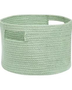 Beliani Puuvillakori Vaaleanvihrea 30 Cm 2 Kpl Chiniot Cheap