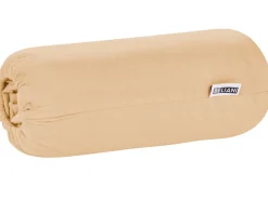 Beliani Puuvillalakana Muotoonommeltu Hiekanruskea 90 X 200 Cm Janbu Shop