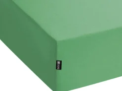 Beliani Puuvillalakana Muotoonommeltu Vihrea 90 X 200 Cm Janbu Hot