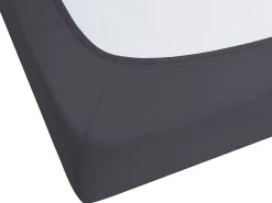 Beliani Puuvillalakana Muotoonommeltu Musta 90 X 200 Cm Hofuf Shop