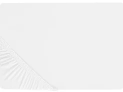 Beliani Puuvillalakana Muotoonommeltu Valkoinen 90 X 200 Cm Janbu Online