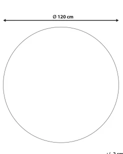 Beliani Pyorea Matto Juutti Vaalea Beige 120 Cm Menemen Hot